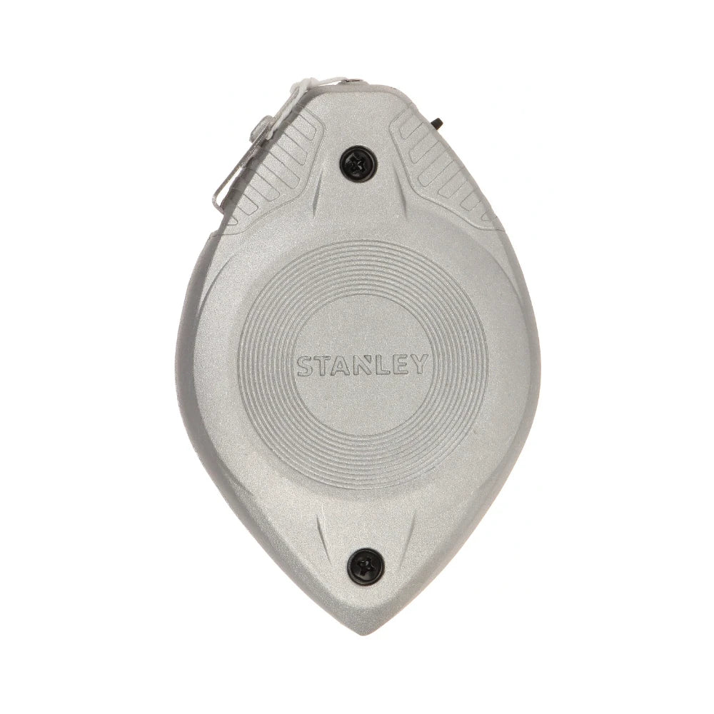 Stanley Metal Chalk Line Reel and Plumb Bob 30m | 0-47-100