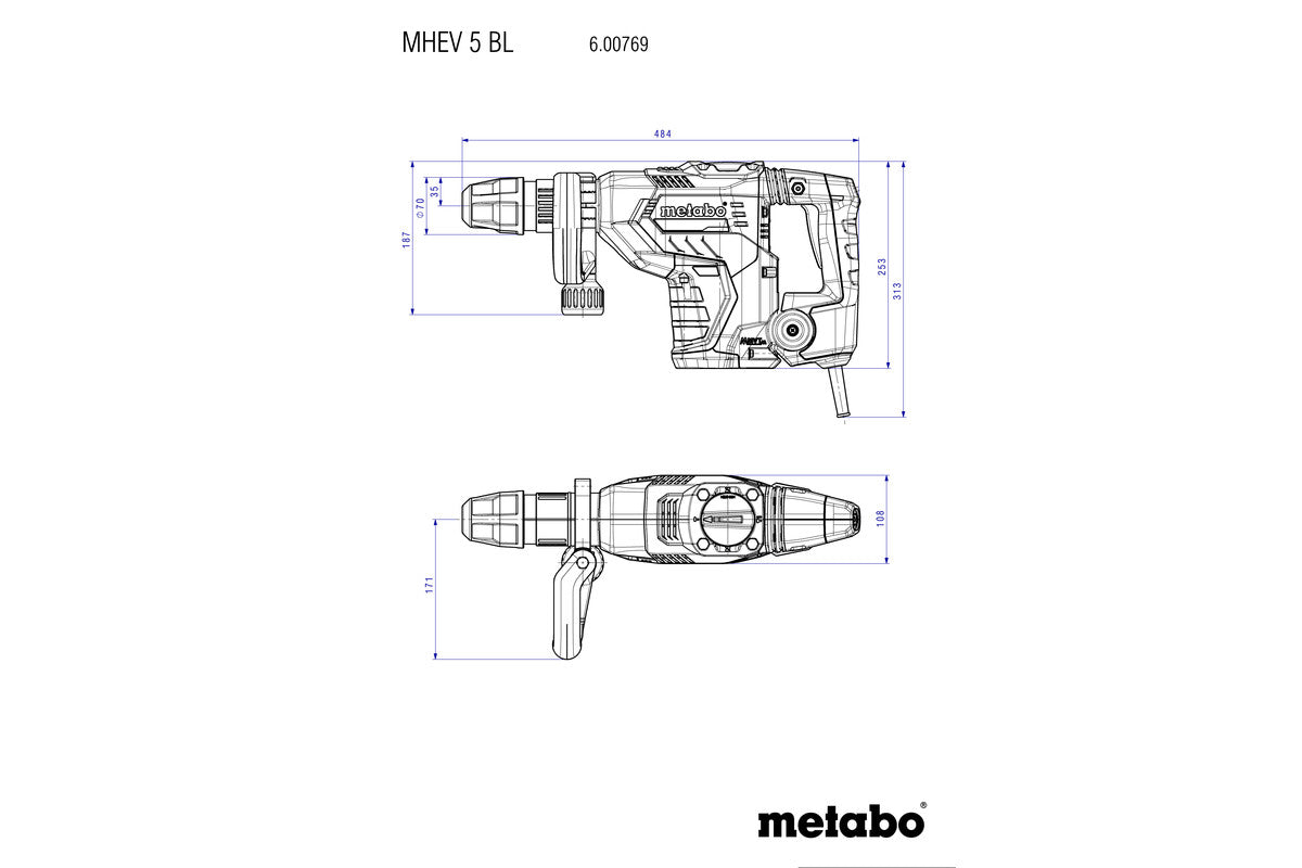 MHEV 5 BL (600769500) Demolition hammer