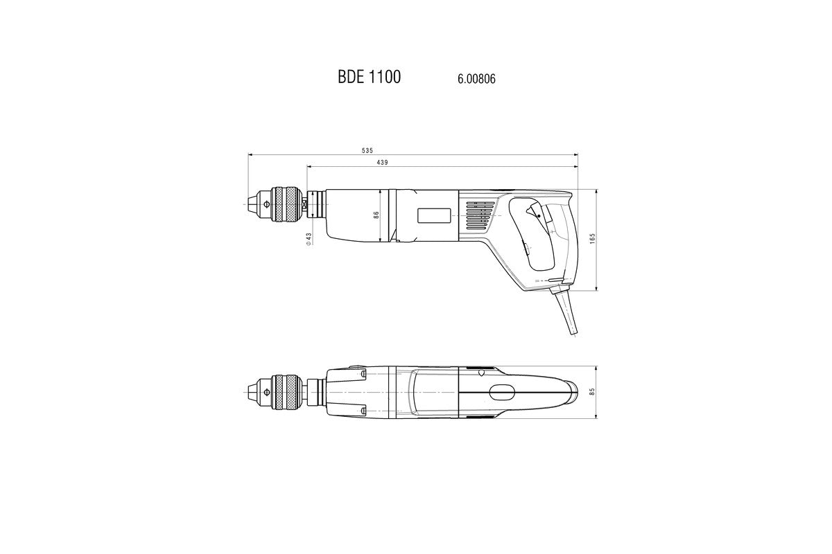 BDE 1100 (600806000) Drill