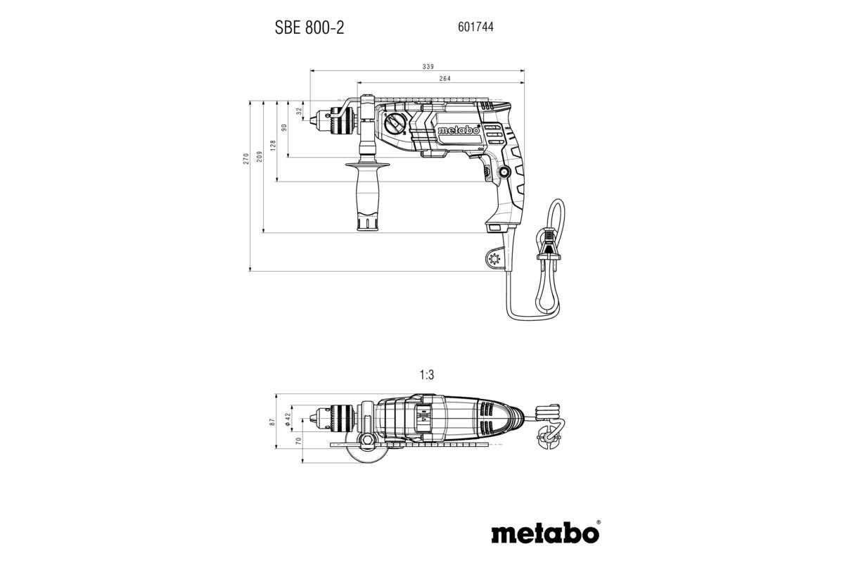 SBE 800-2 (601744510) Impact drill