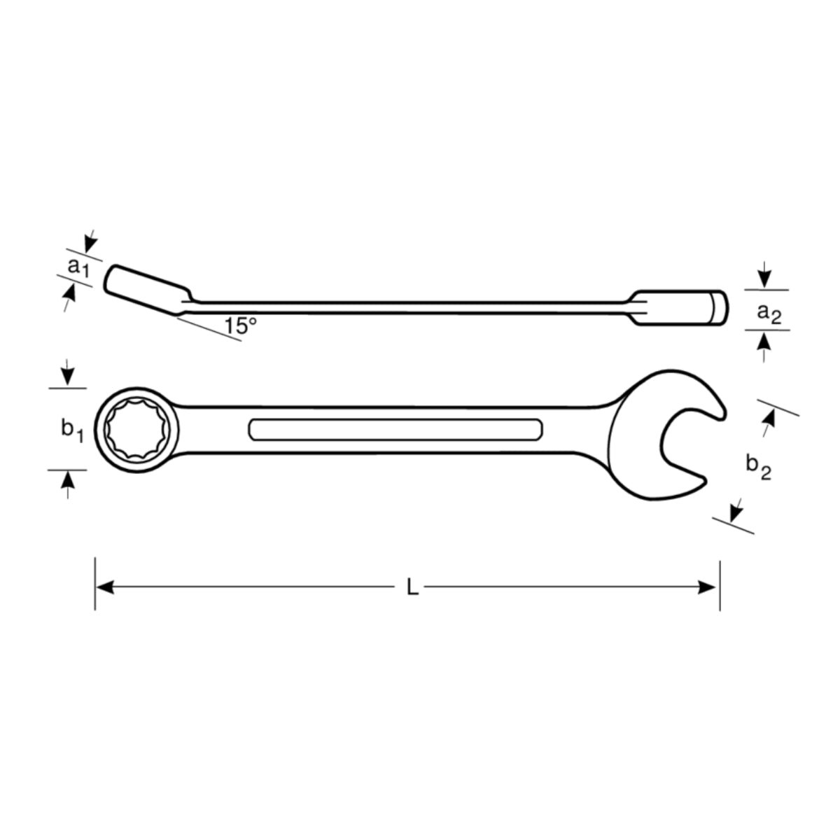 Bahco Combination Spanner 17 mm | 111M-17