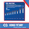 SPANNER SET RATCHET TYPE DOUBLE RING 6-24MM 9PC
