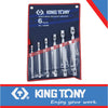SPANNER SET 6PC DOUBLE SIWIVEL SOCKET 8-19MM