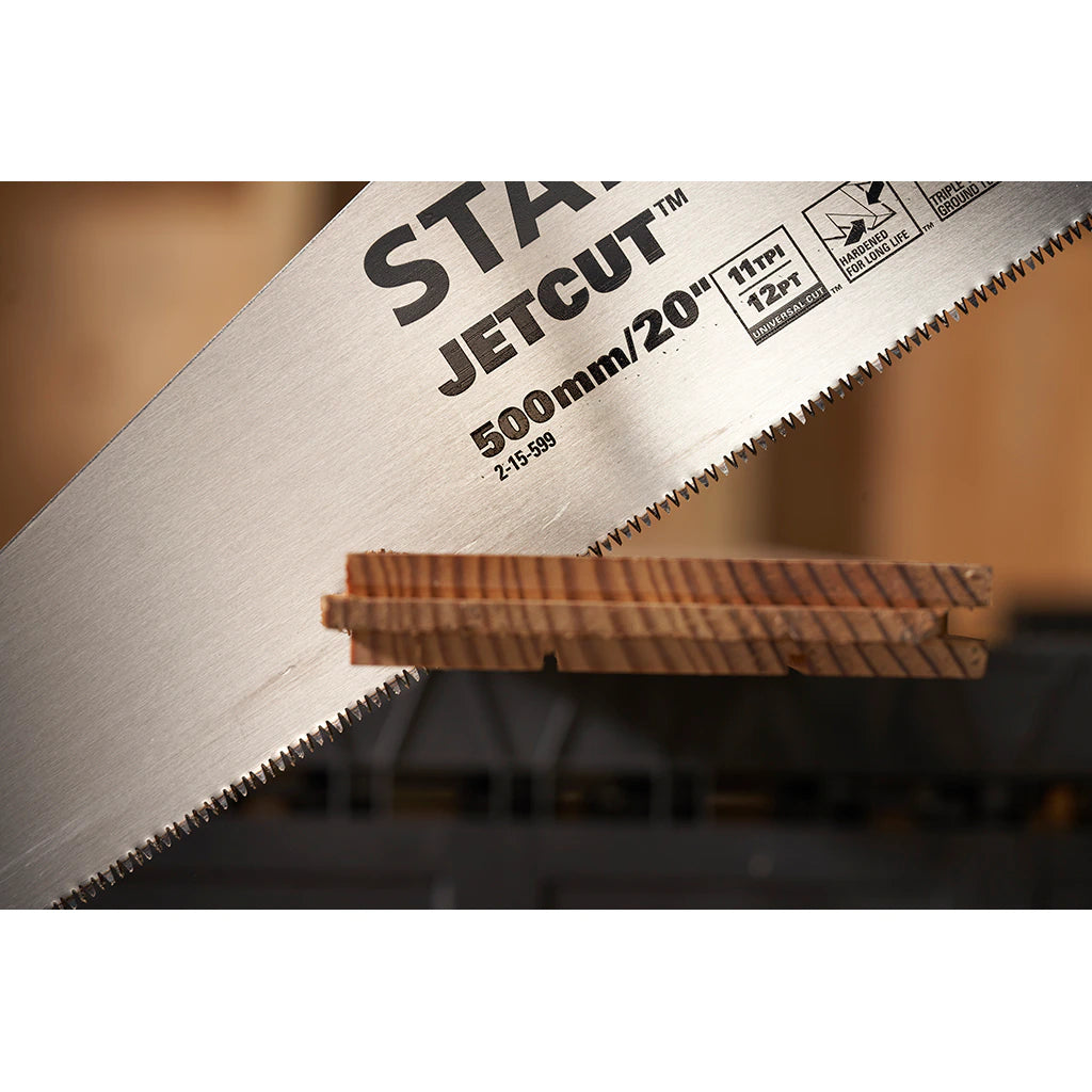 Stanley Jetcut Wood Saw 500mm Fine 11TPI | 2-15-599
