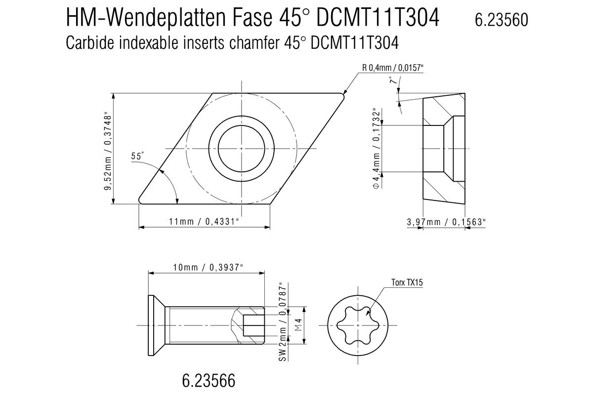 KFM 9-3 RF (601751700) Bevelling tool for metal
