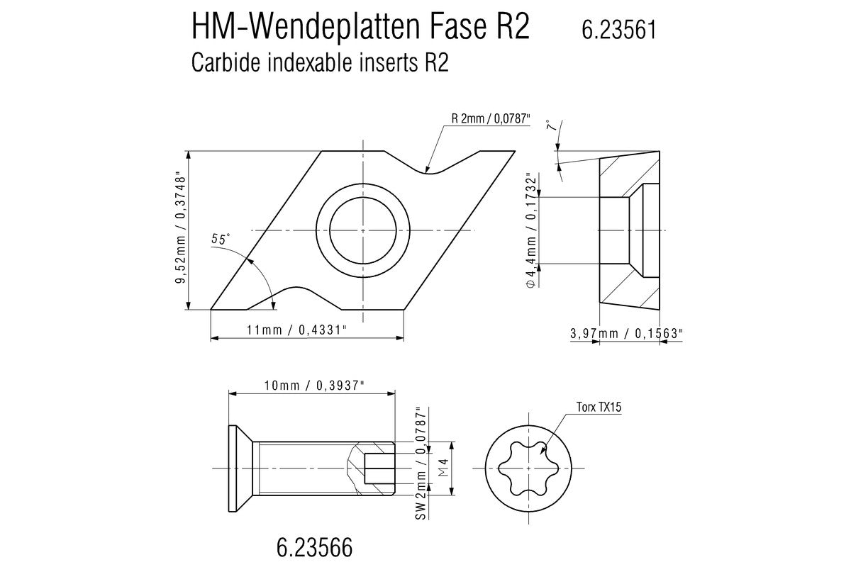 KFM 9-3 RF (601751700) Bevelling tool for metal