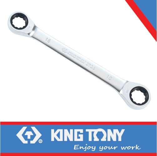 SPANNER RATCHET TYPE DOUBLE RING 17 X 19MM