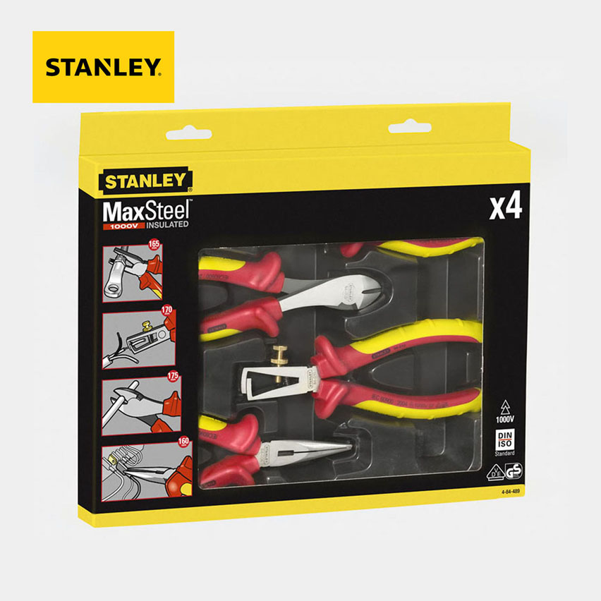 Stanley Fatmax VDE Plier Set (4 Piece) | 4-84-489