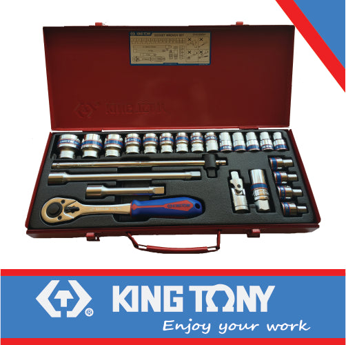 SOCKET SET 24PC 1/2″ 8-32MM 12P