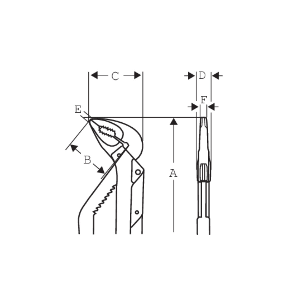 Bahco ERGO Slip Joint Water Pump Pliers 250mm | 8224