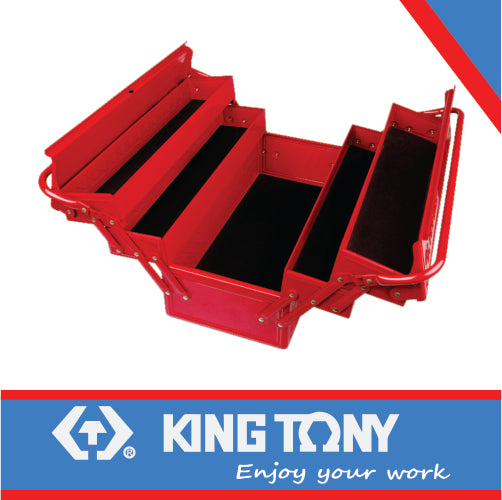 TOOLBOX CANTILEVER 5 TIER RED