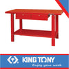 WORKBENCH 2 DRAWER 1500mm RED