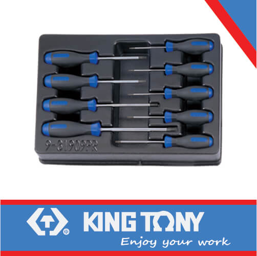 SCREWDRIVERS TORX TAMPER PROOF T8-T40 9PC