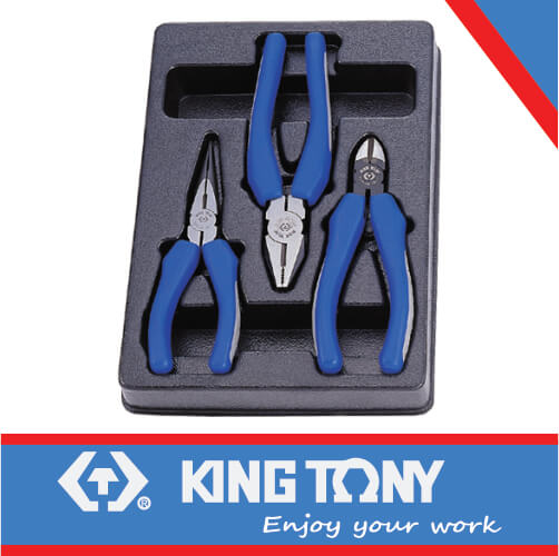PLIERS SET COMBINATION LONG AND SIDE CUTTER 3PC