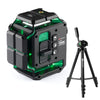 ADA Tank Cross Line Laser Green 4X360 with Tripod | A00632
