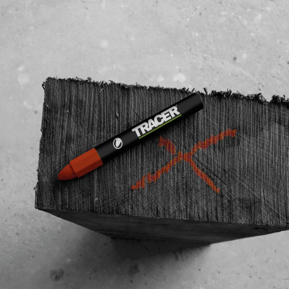TRACER Construction Lumber Crayon Markers (12pk) - Red | ACM2