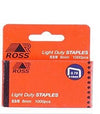STAPLES ROSS L/DUTY 53/8MM P/1000