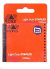 STAPLES ROSS L/DUTY 53/14MM P/1000