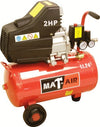 COMPRESSOR, MATAIR, 1.5KW/2HP, 24L, 220V, DD