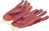 GLOVE PVC KNIT CUFF P/PAIR CARD