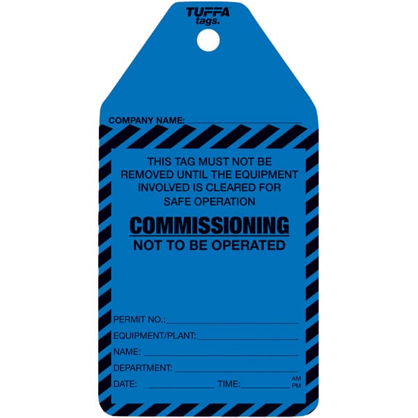 Commissioning Tags (packs of 100)