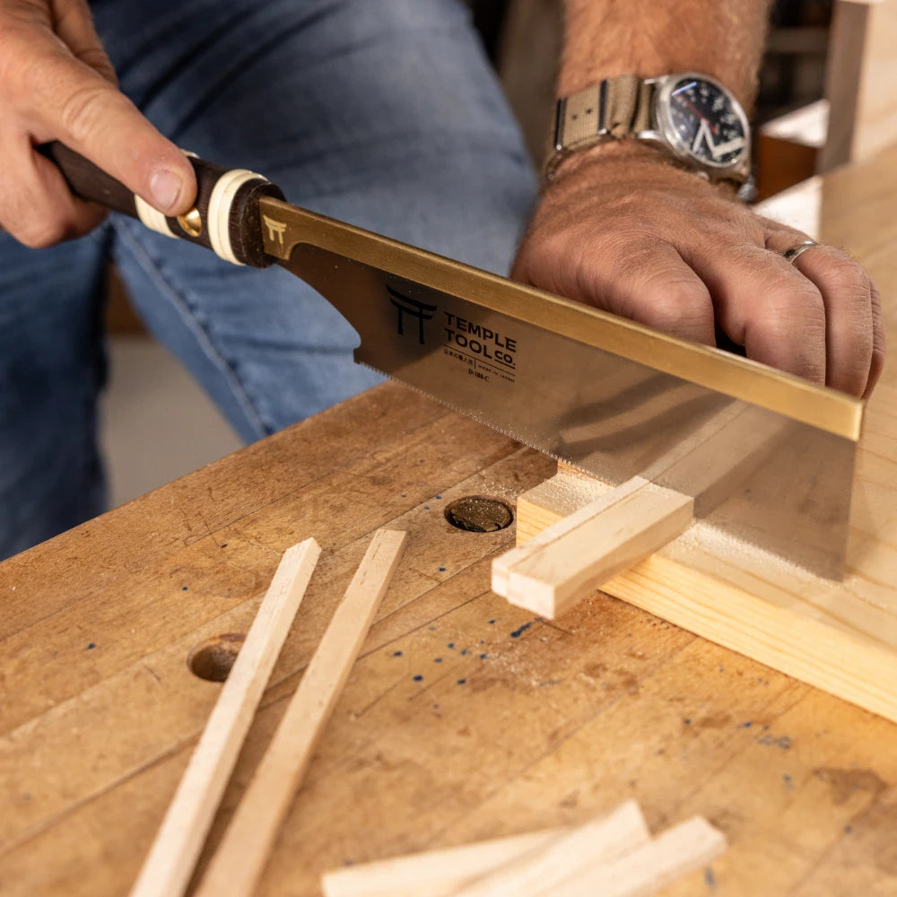 Temple Tool Dozuki Pull Saw | Ultra-Fine Crosscut | 180mm