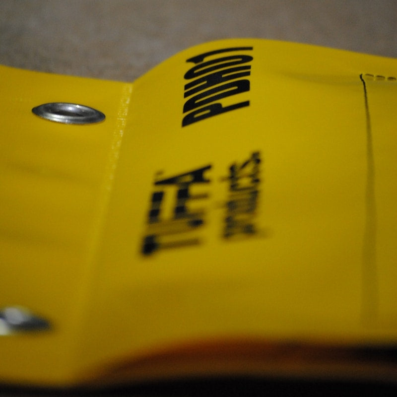 A4 Waterproof Permit Document Holder – Yellow