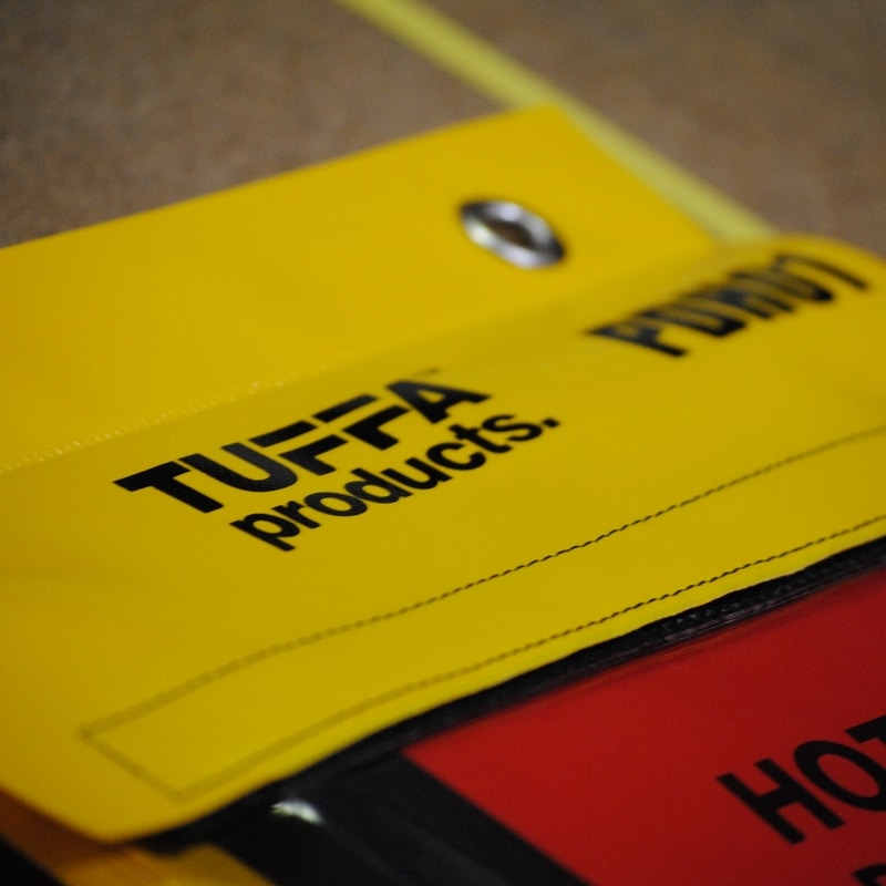 A4 Waterproof Permit Document Holder – Yellow