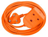 EXTENSION LEAD 10A 5M ORANGE E/MATE