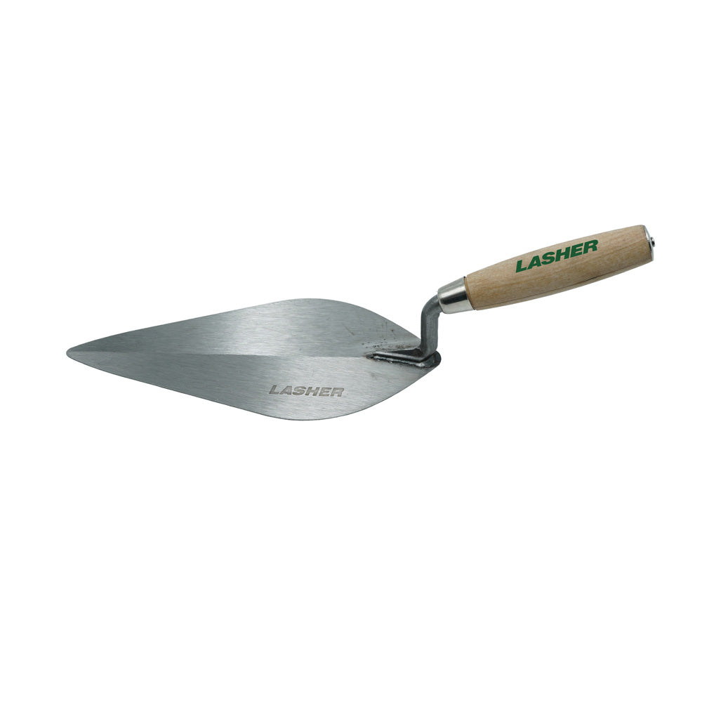 trowel brick 250mm wooden handle_Lasher hand tools