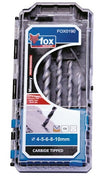 FOX 5PCS MASONRY DRILL SET-4-5-6-8-10MM