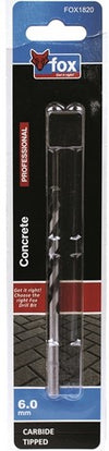 FOX DRILL BIT CONCRETE 6.0MM X 100MM