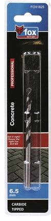 FOX DRILL BIT CONCRETE 6.5MM X 100MM