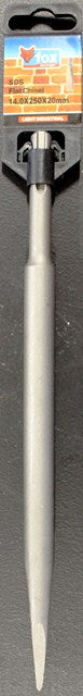 FOX SDS PLUS FLAT CHISEL 280MM 20MM