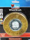FOX CRIMPED STEEL WIRE WHEEL 100MM