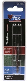 FOX DRILL BIT TILE & GLASS 5.0MM