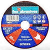 ABR FOX CUTOFF STEEL 115X1.0MM PRO