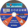 ABR FOX CUTOFF STEEL 230X3.0MM