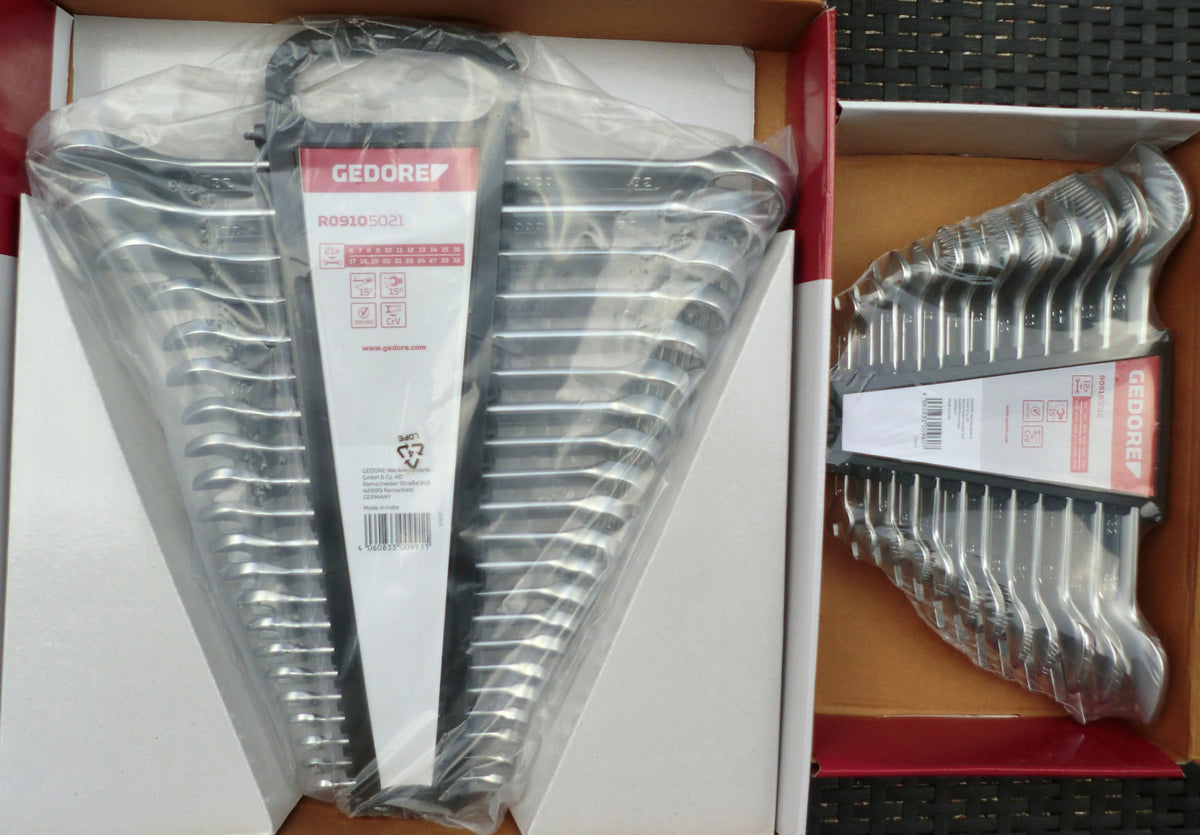 SPANNER GED RED COM SET 21PCE 6-32MM