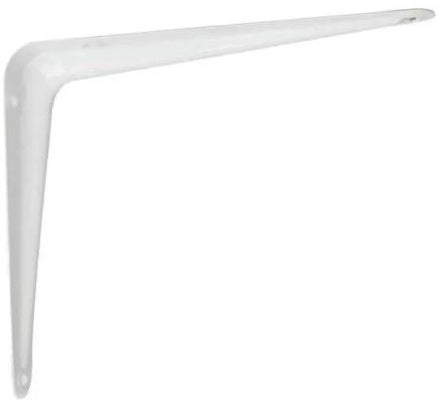 BRACKET SHELF WHITE 75X100MM 10PAIR