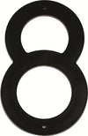 MACKIE NUMBER PLASTIC BLACK 200MM NO.3