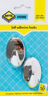 MTS HOME MED OVAL HOOK SILVER 2PC