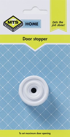 MTS HOME DOOR STOPPER WHITE 01 PIECE