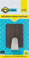 MTS HOME LARGE RECTANGLE SSTEEL HOOK 1PC