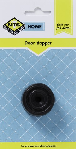 MTS HOME DOOR STOPPER BLACK 1PC