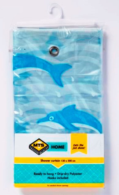 MTS HOME PVC SHOWER CURTAIN SEASCAPES