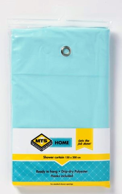 MTS HOME PVC SHOWER CURTAIN WRITING