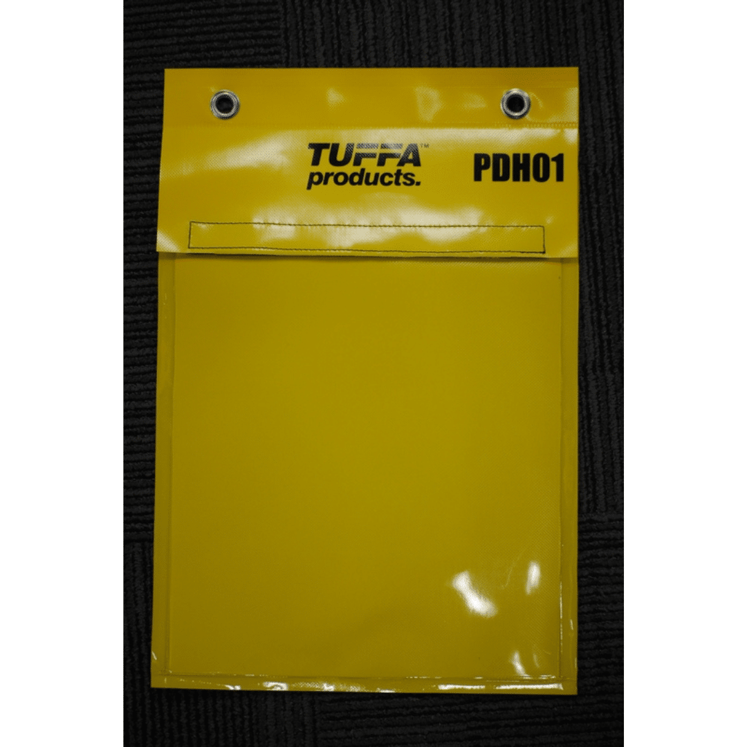 A4 Waterproof Permit Document Holder – Yellow