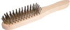 BRUSH MTS WIRE S/STEEL 4ROW 161