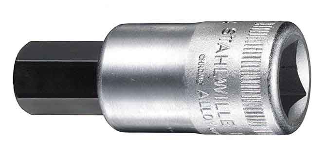 SOCKET S/WILLE A/KEY 1/2DR 54 17MM